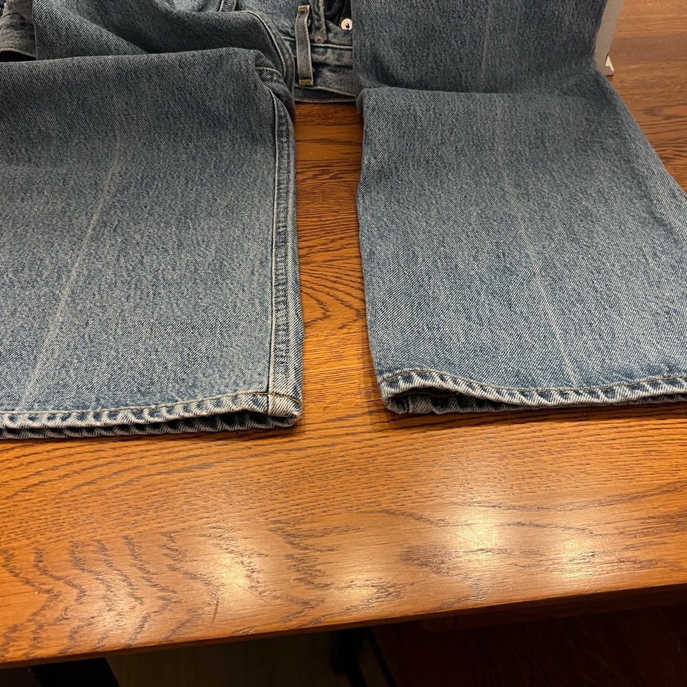 AGOLDE Vintage Flare Jeans A127-1141 High Rise Organic Cotton Made in USA - Picture 6 of 9